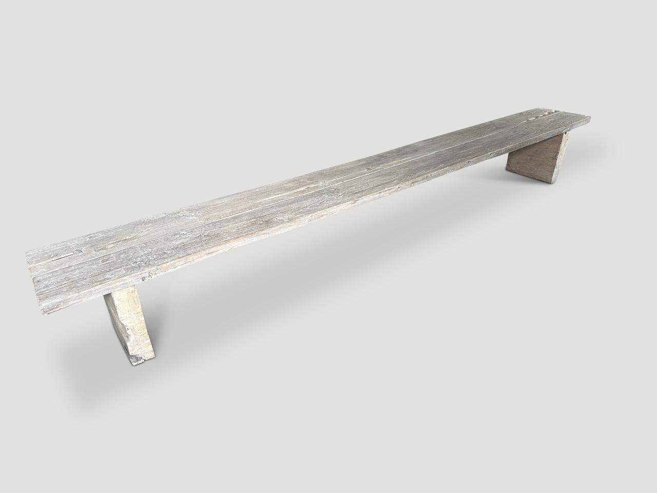 Minimalist Wabi Sabi Long Bench 426ER - Andrianna Shamaris
