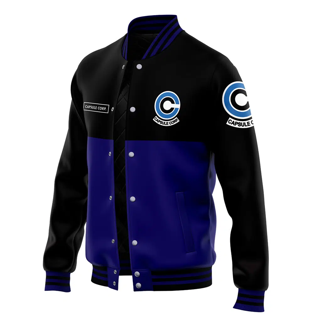Capsule Corp DBZ Varsity Jacket | Anime Ape