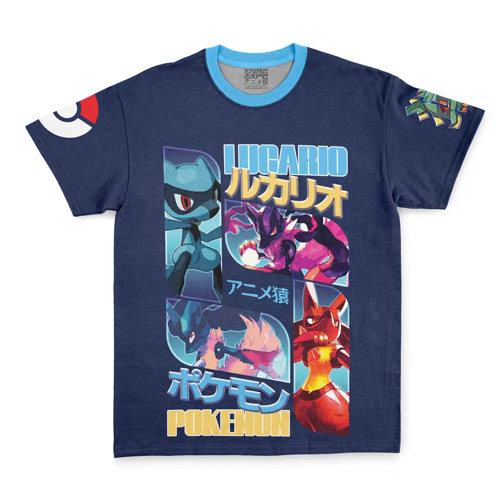 Lucario V2 Pokemon Streetwear T-Shirt | Anime Ape