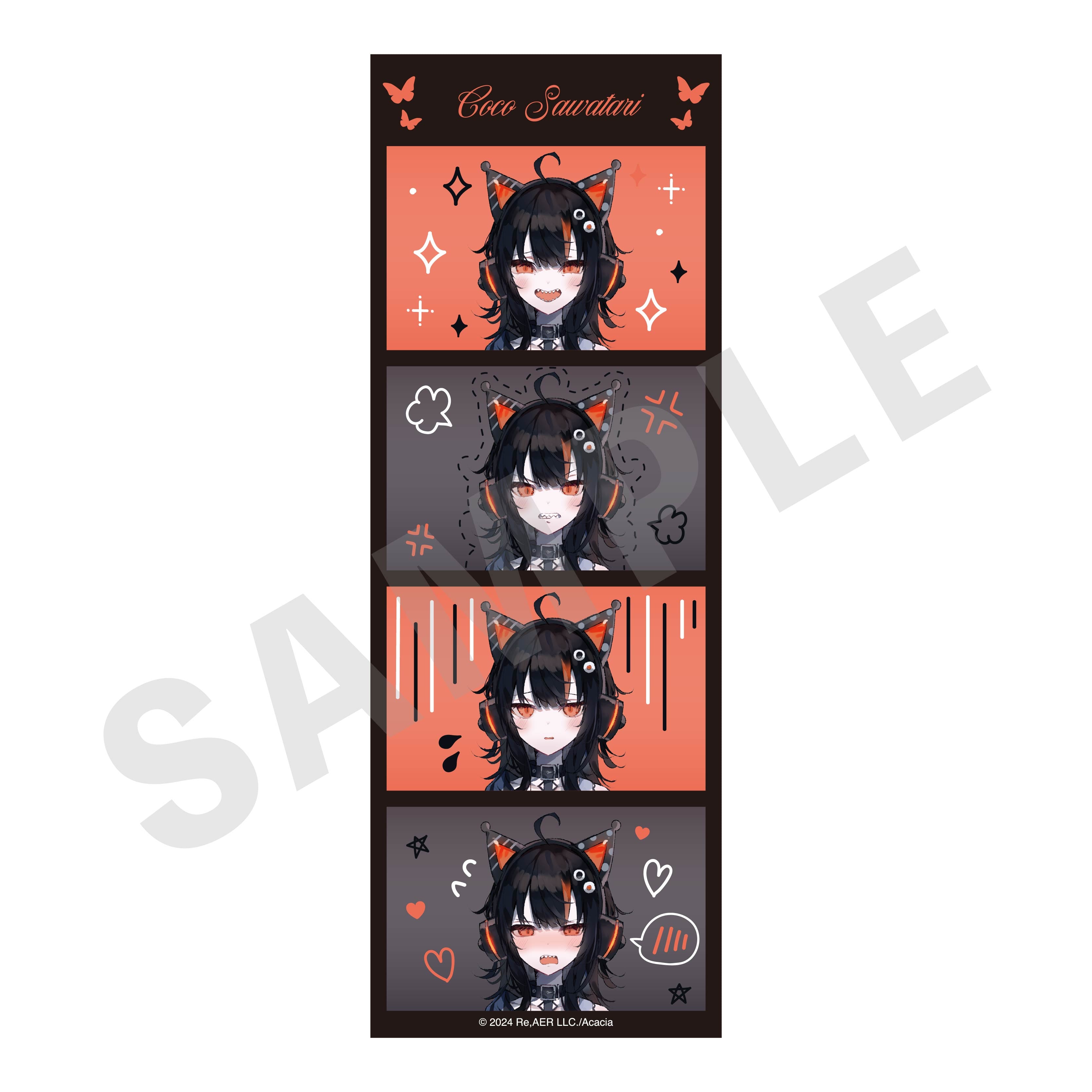 単品】「魔法少女ノ魔女裁判」トレーディング 喜怒哀楽風しおり（全13
