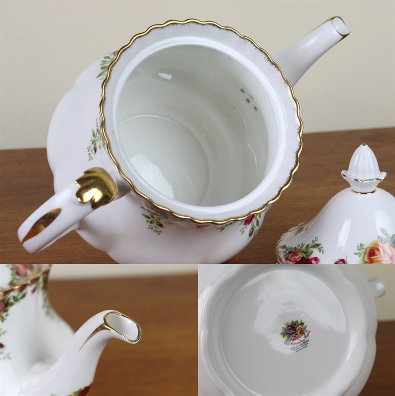 ロイヤルアルバート ROYAL ALBERT オールドカントリーローズ ポット