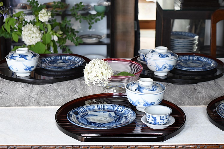 芙蓉手の皿 - 生活骨董と古布のアンティークショップ antique TANTRA
