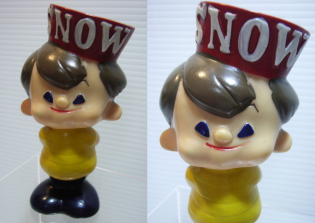 激レア 非売品 かみなり坊や ピッカリ・ビー ソフビ指人形 1970年代