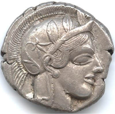 アテネのテトラドラクマ銀貨【古代ギリシャ】 - のんびりアンティーク