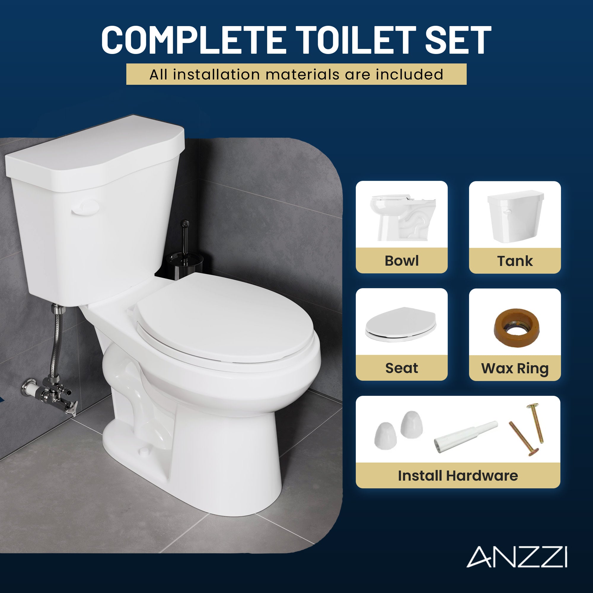 TL-AZ07-PRX - ANZZI 12 inch 2-pieces 1.28 GPF Siphon Ceramic