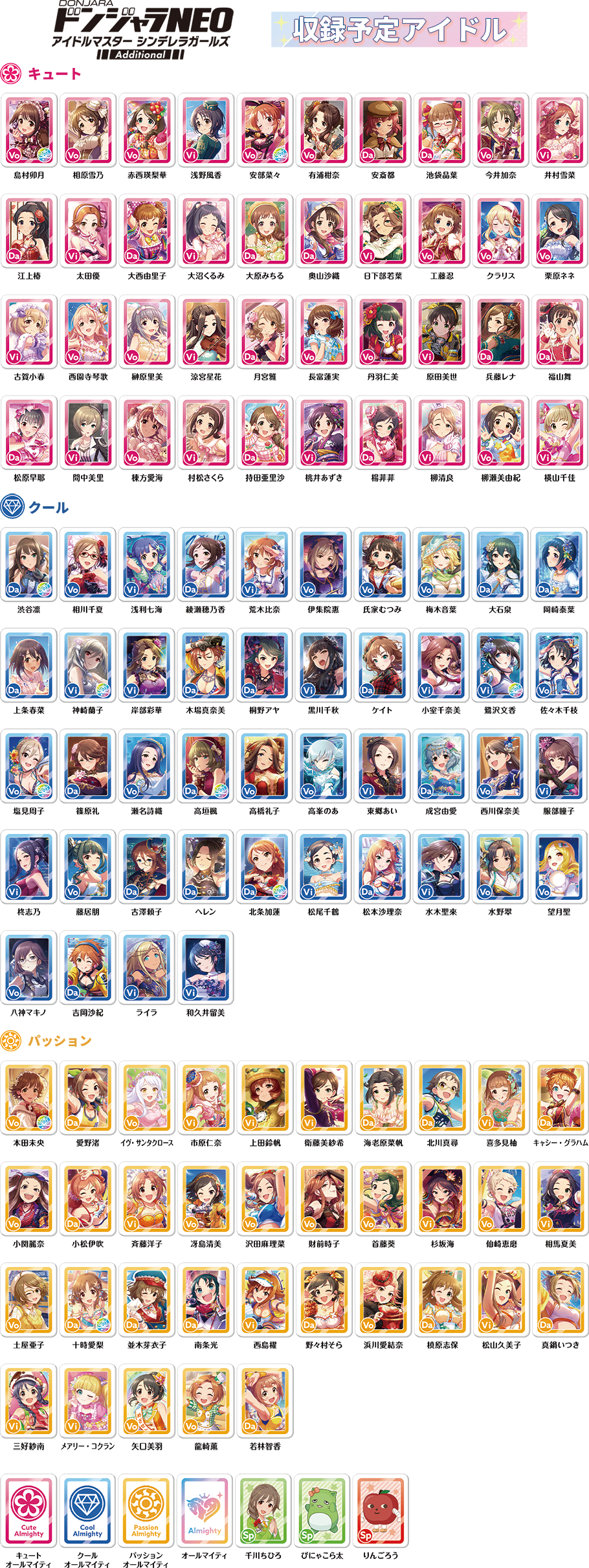 ドンジャラNEO(ネオ) アイドルマスター シンデレラガールズ