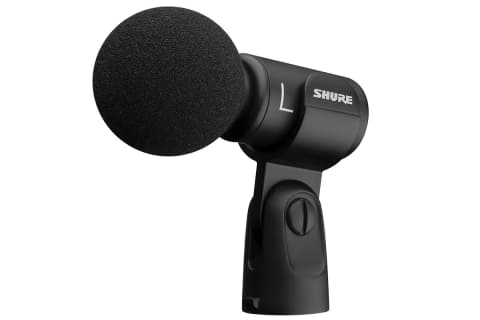 Shure、ポッドキャスト向けダイナミックマイクと小型USBステレオマイク