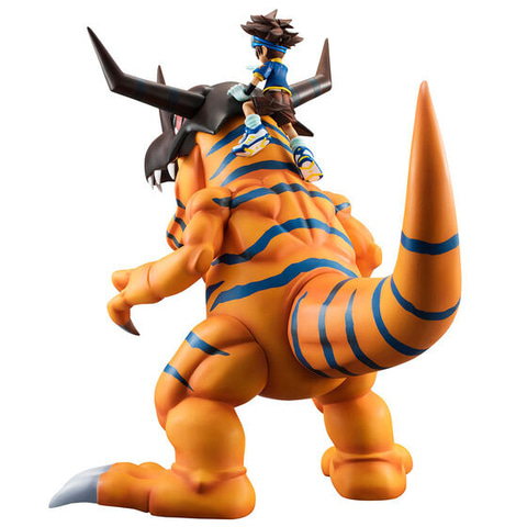 デジモンアドベンチャー」よりグレイモンと八神太一のフィギュア再販