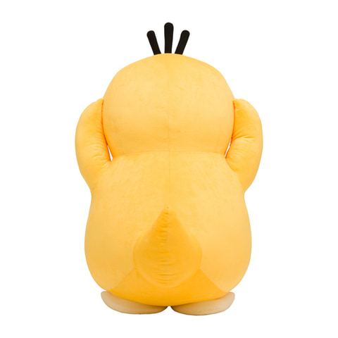 80cmの設定身長を再現「ぬいぐるみ 等身大コダック」ポケモンセンター