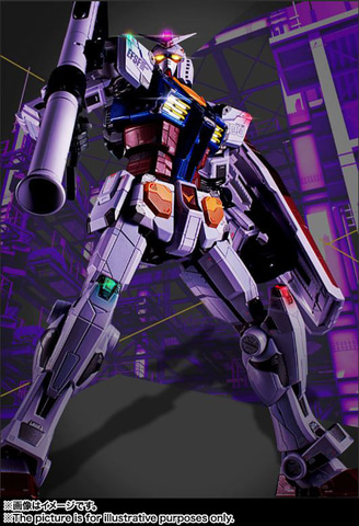 夜間時起動実験をイメージしたカラーリングの「超合金 RX-78F00 GUNDAM