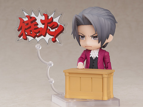 逆転裁判」シリーズより成歩堂龍一と御剣怜侍のねんどろいどが登場