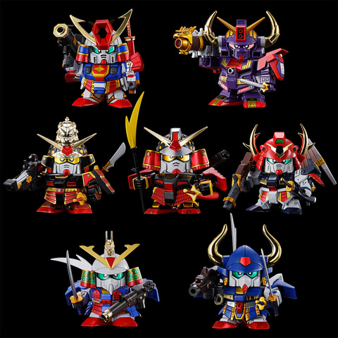 SDガンダムBB戦士 武者七人衆セット」がプレバンにて12月22日12時より