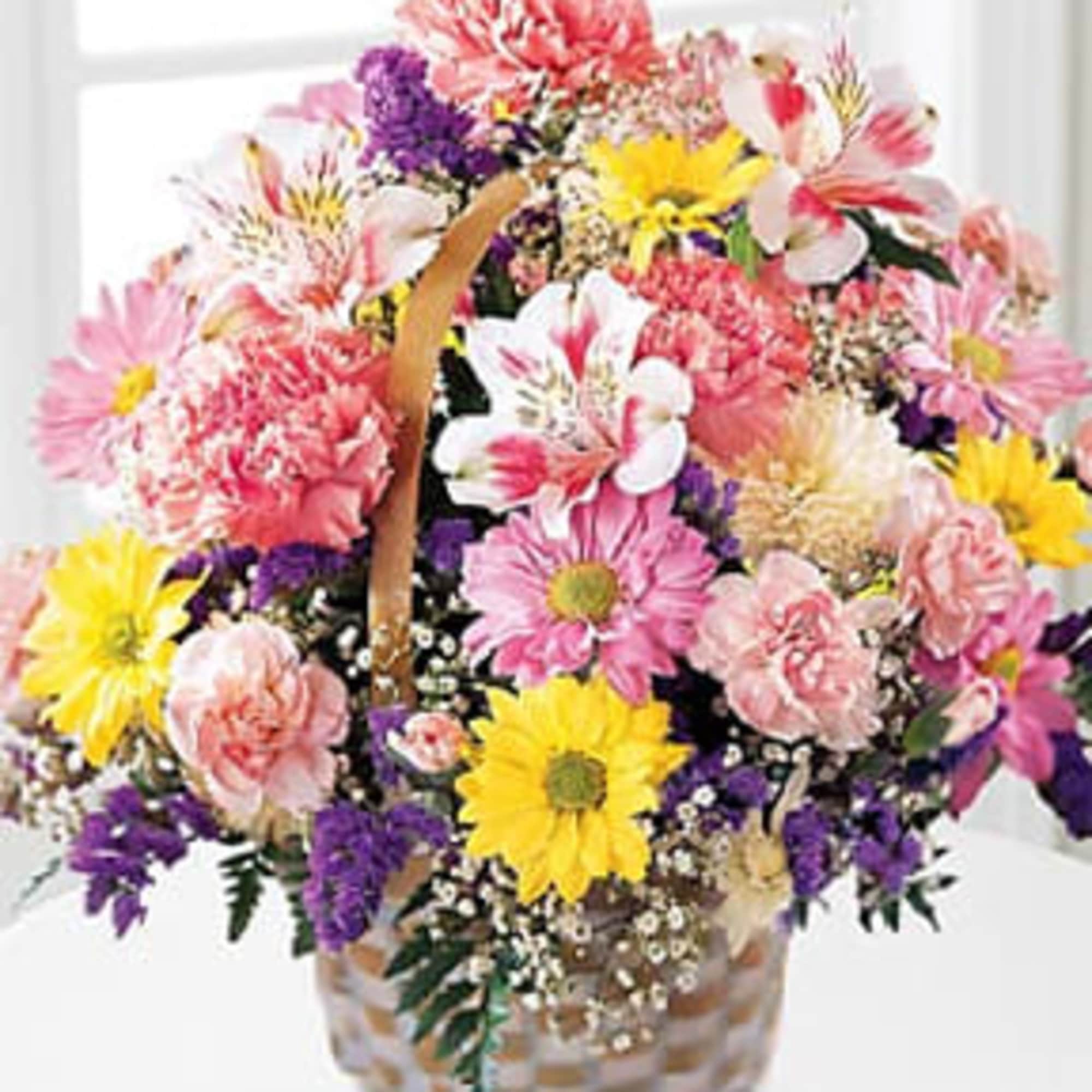 The FTD® Basket Of Cheer™ Bouquet in Rainsville, AL | Vicki's