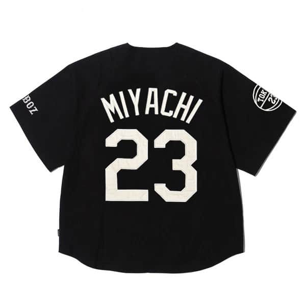 KEBOZ x MIYACHI x TOKYO 23 BASEBALL SHIRT BLACK （ケボズ x ミヤチ