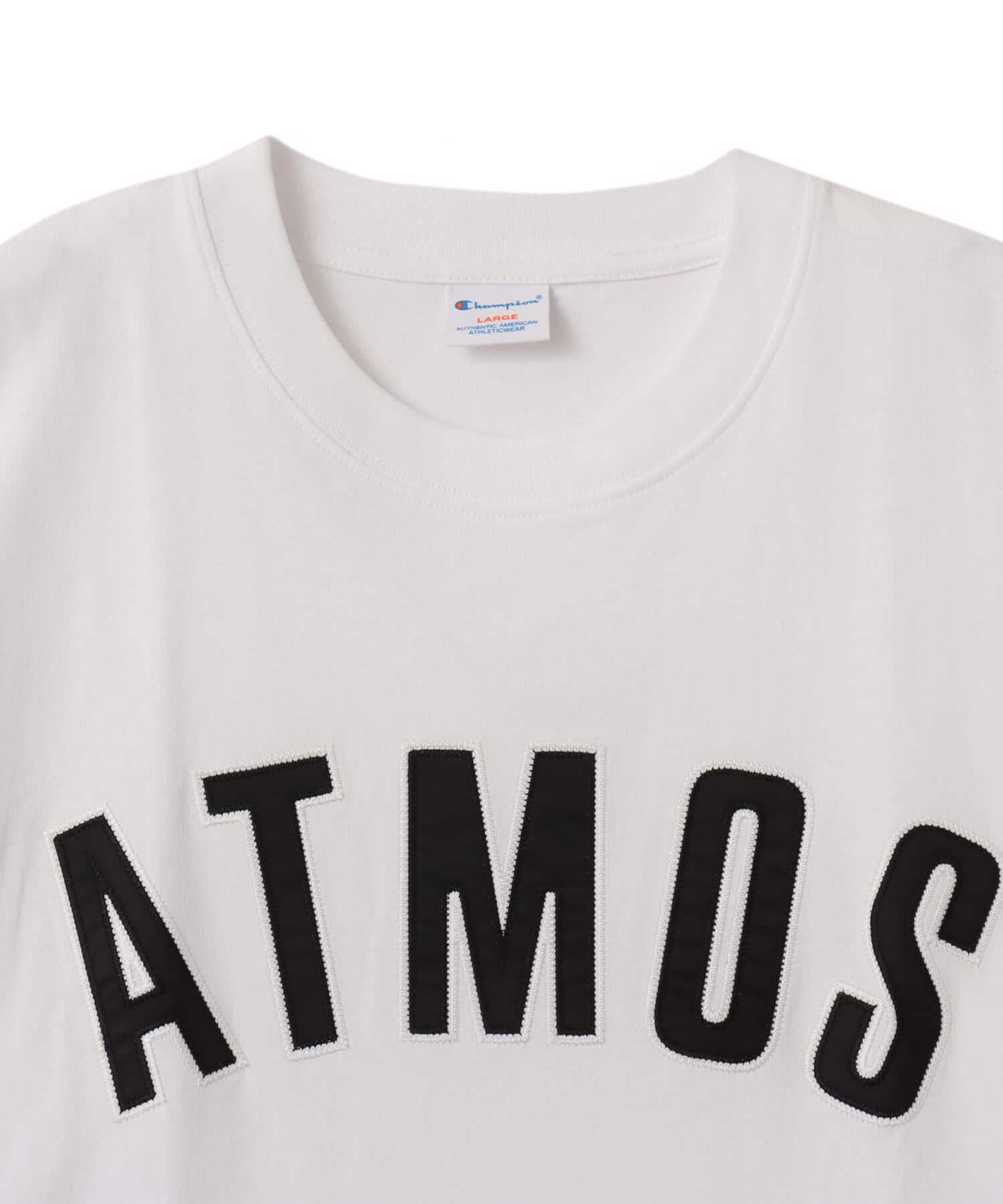 Champion x atmos 16s/1 OE Jersey T-shirt WHITE（チャンピオン