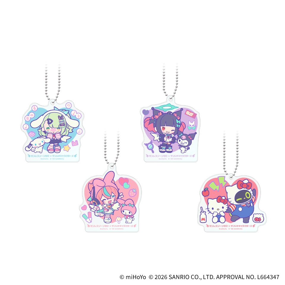 ゼンレスゾーンゼロ×サンリオキャラクターズ メタルポスター～GiGO限定