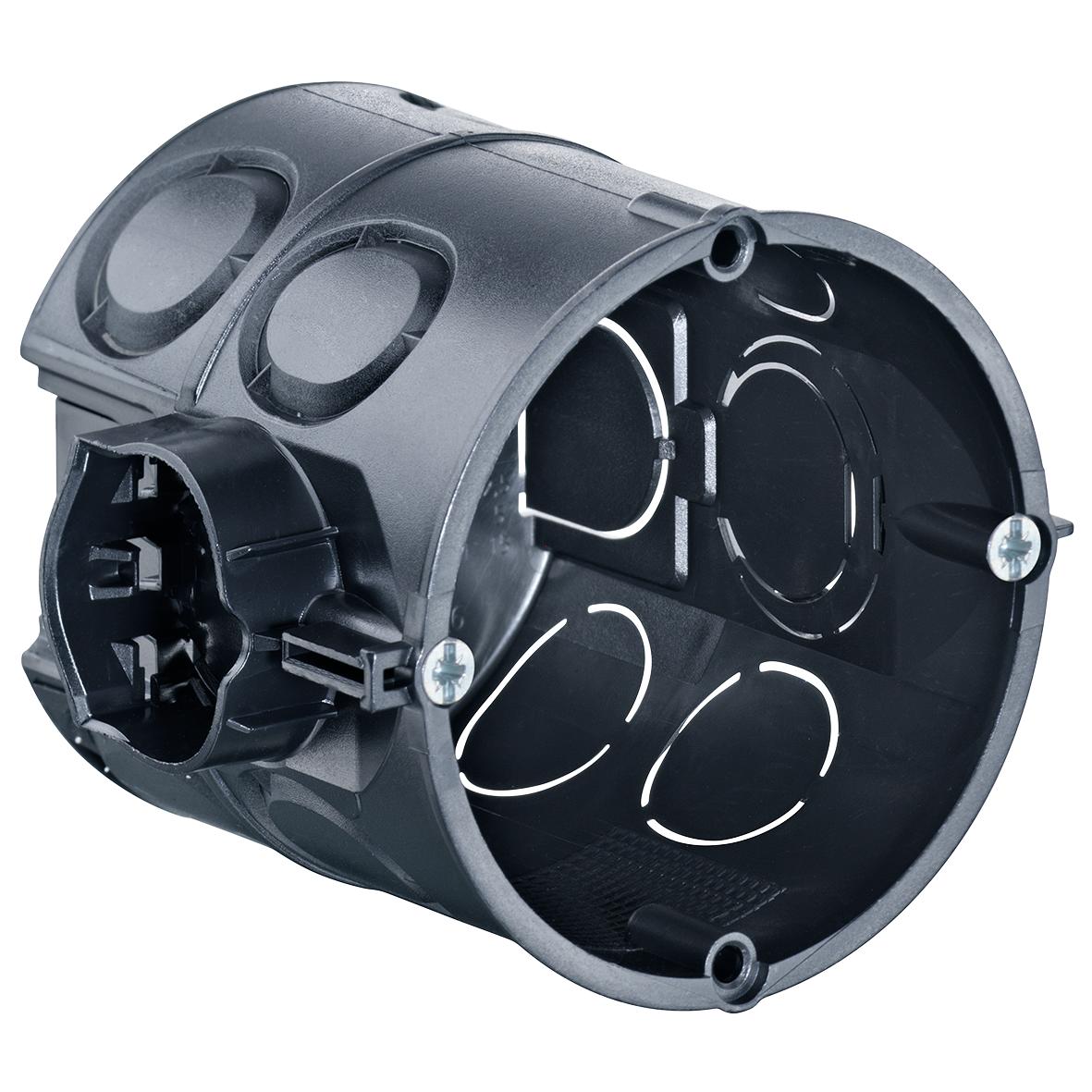 Flush mounting one-gang junction box, Depth 66 mm | One-gang boxes