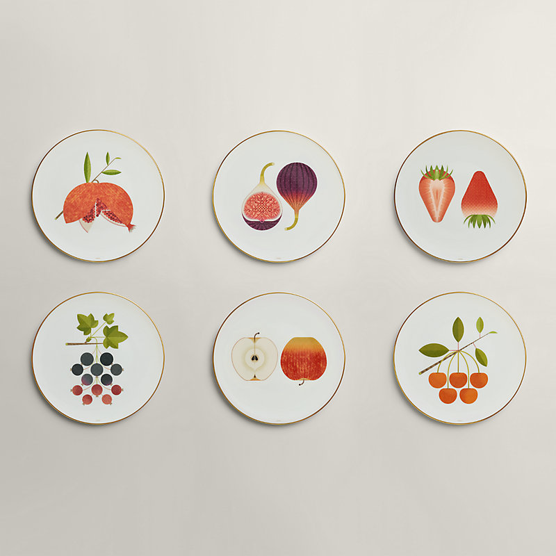 Kaorumi set of 6 dessert plates | Hermès Finland