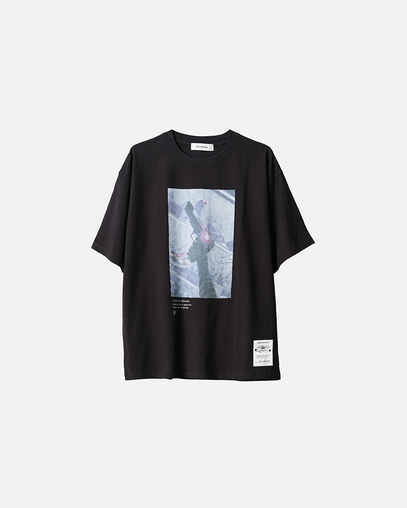 Mirror Shooter Tee (Black) - ZUTOMAYO MART