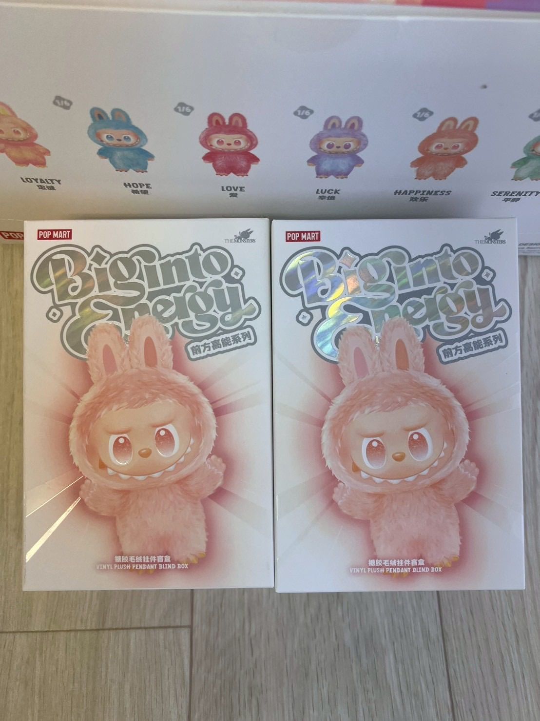 正規品・未開封】ラブブ Labubu Big into Energy 2ピース ポップマート