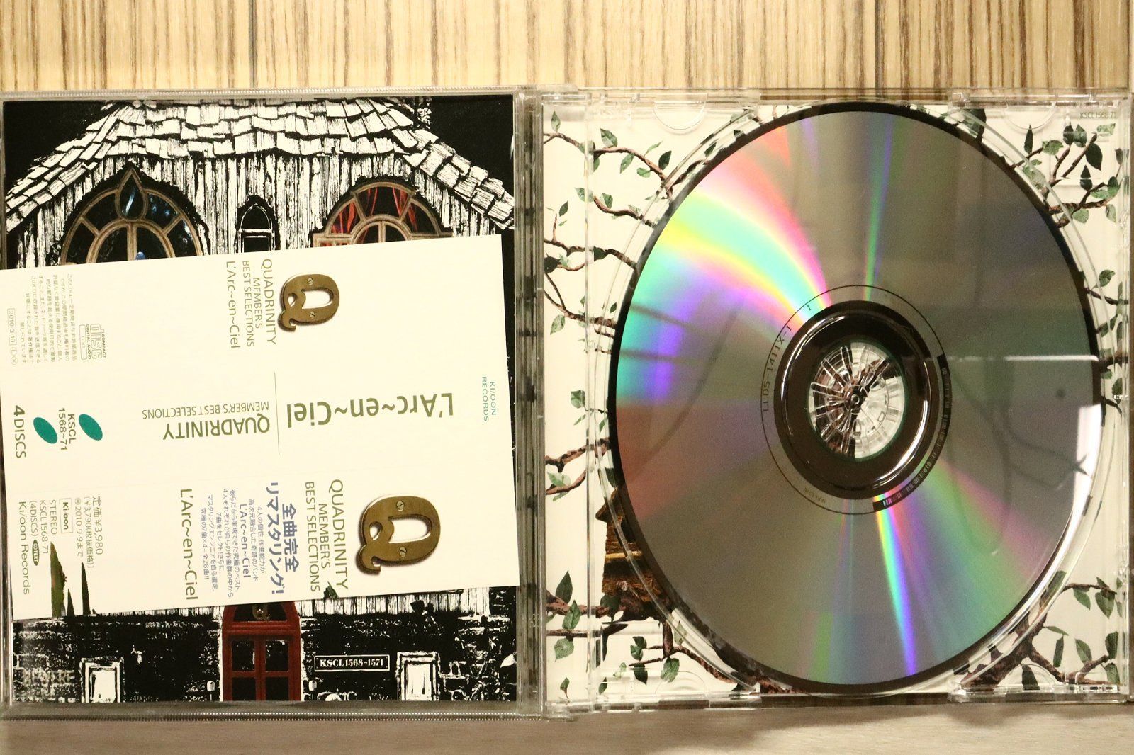 国内盤CD☆ラルク アン シエル/L'Arc~en~Ciel□ QUADRINITY ~MEMBER'S