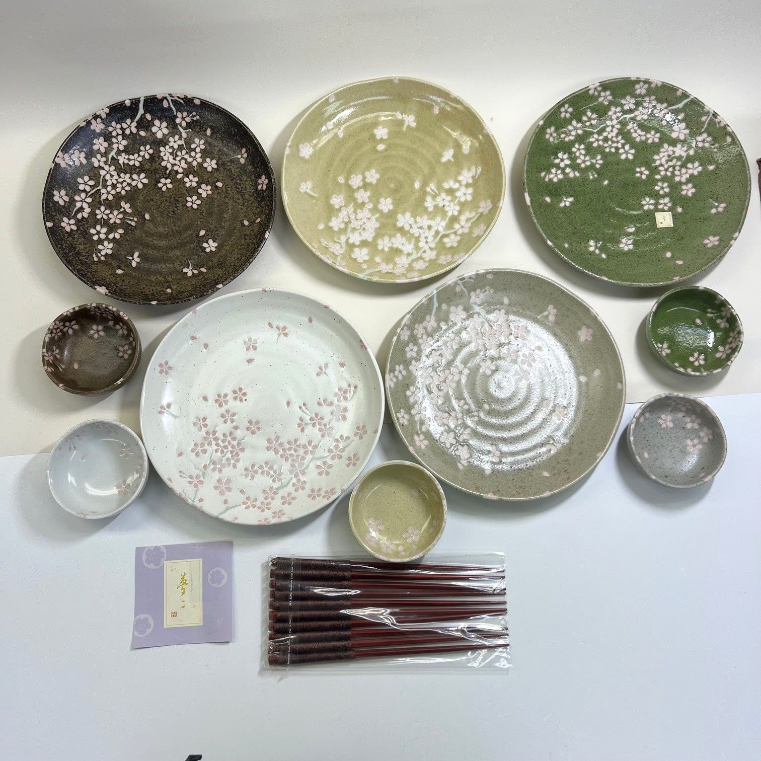 新品・未使用品】竹久夢二美術館監修 夢桜シリーズ とんかつ揃 庫山窯
