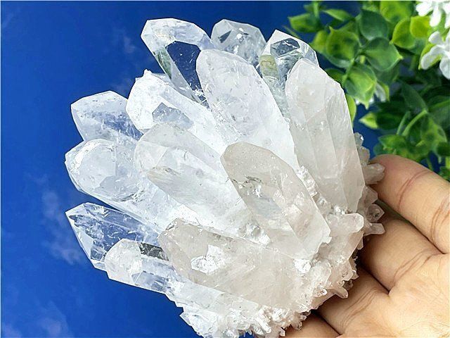 入手困難AAA級天然高透明度水晶クラスターB82B6⁄156B123A 入手困難