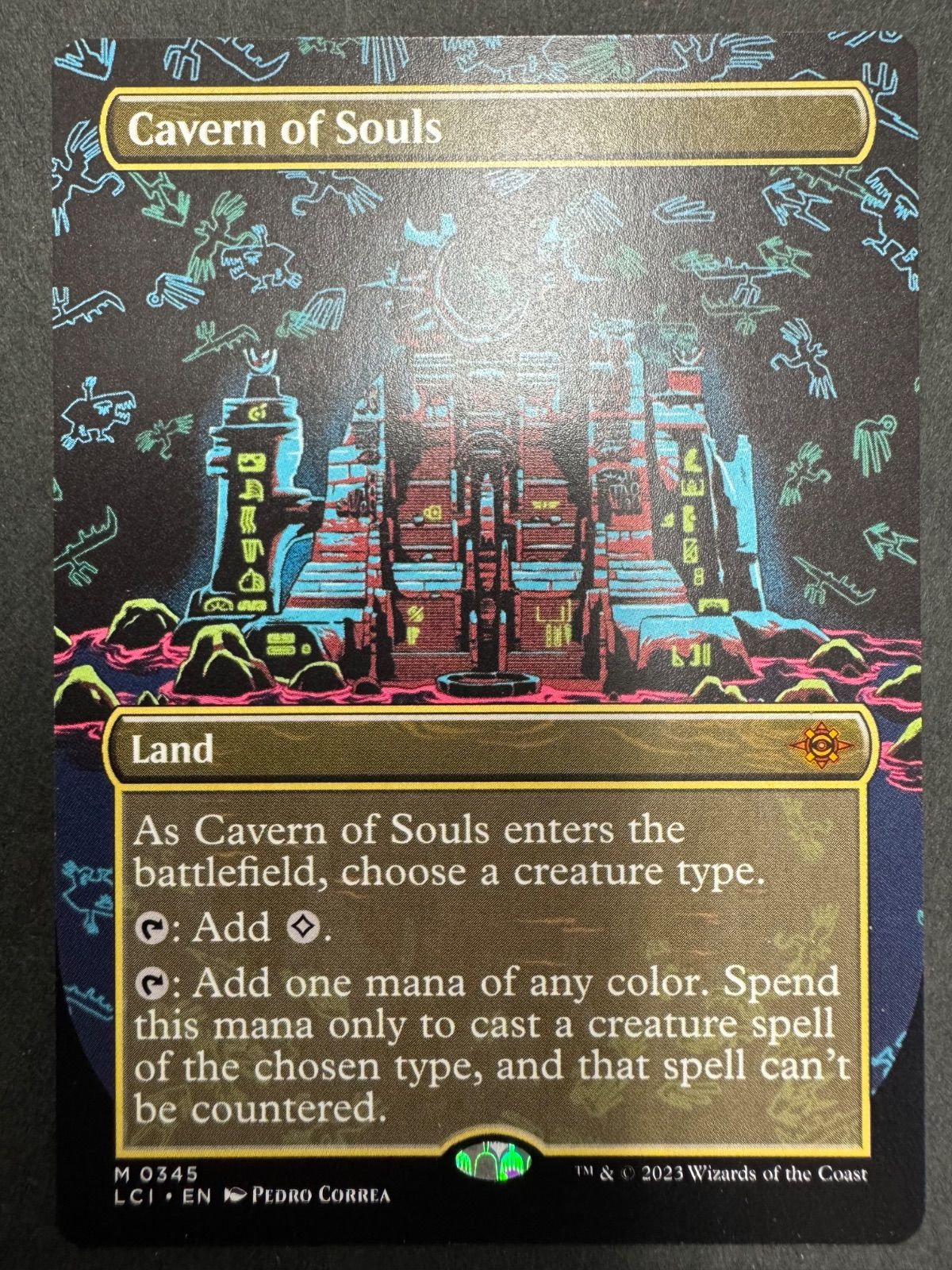 MTG 魂の洞窟 ボーダーレス イクサラン MTG 魂の洞窟 英語 ボーダー