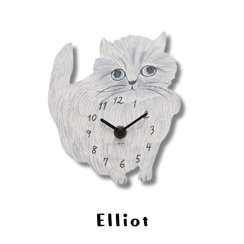 松尾ミユキ / Matsuo Miyuki】Diecut clock Elliot｜ダイカット
