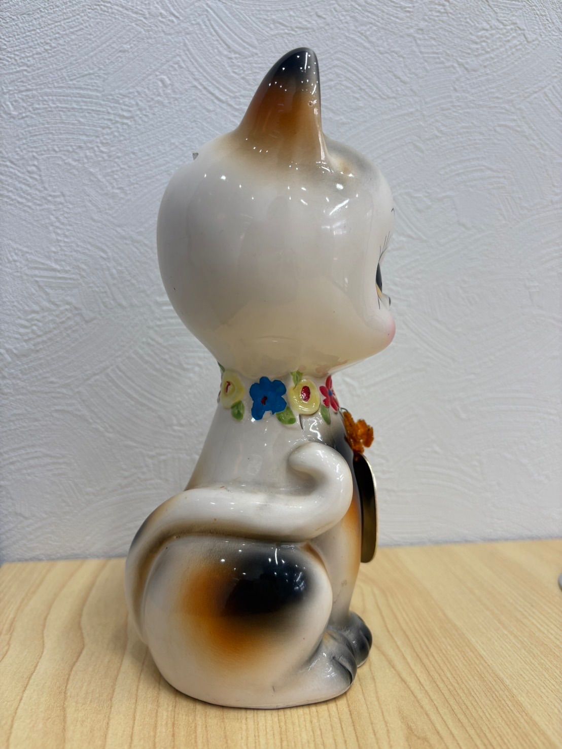 レア】瀬戸ファンシー招き猫 貯金箱 当時物 約20cm レア】瀬戸
