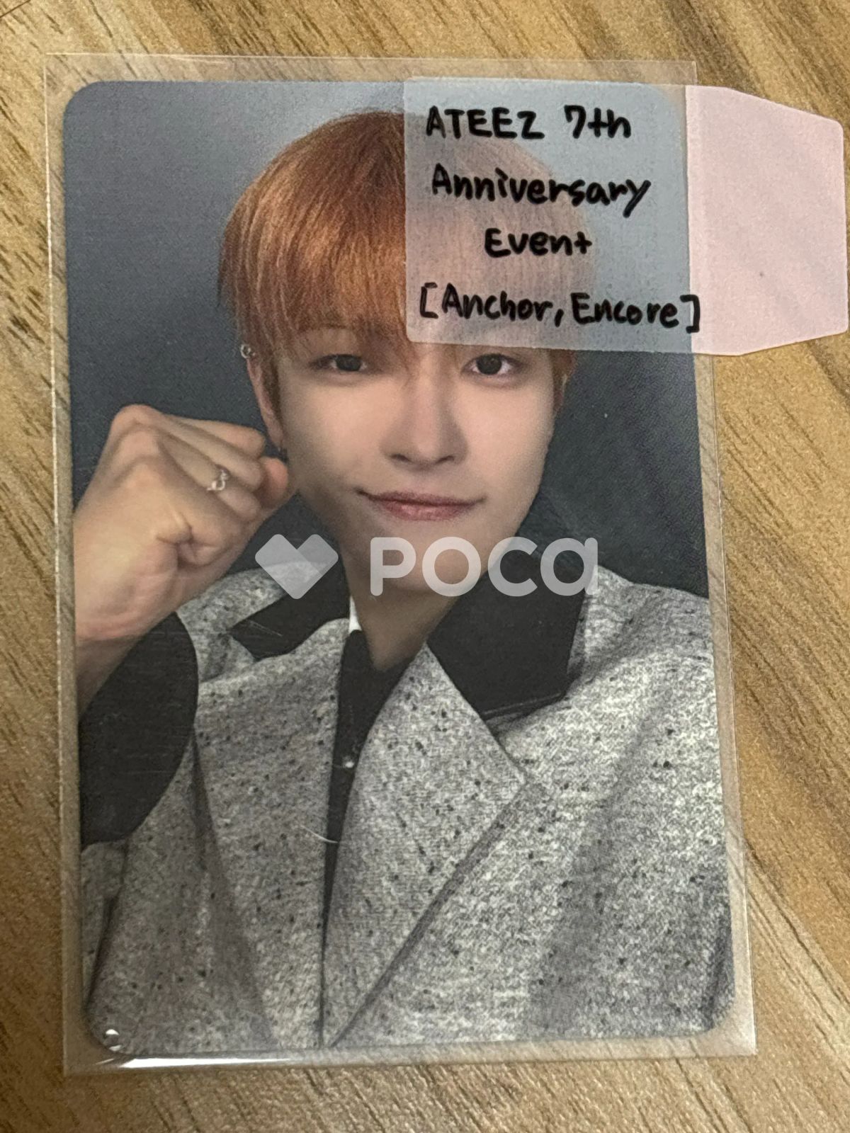 Ateez 7周年記念トレカ ホンジュン ATEEZ 7周年記念 遊覧船 イベント