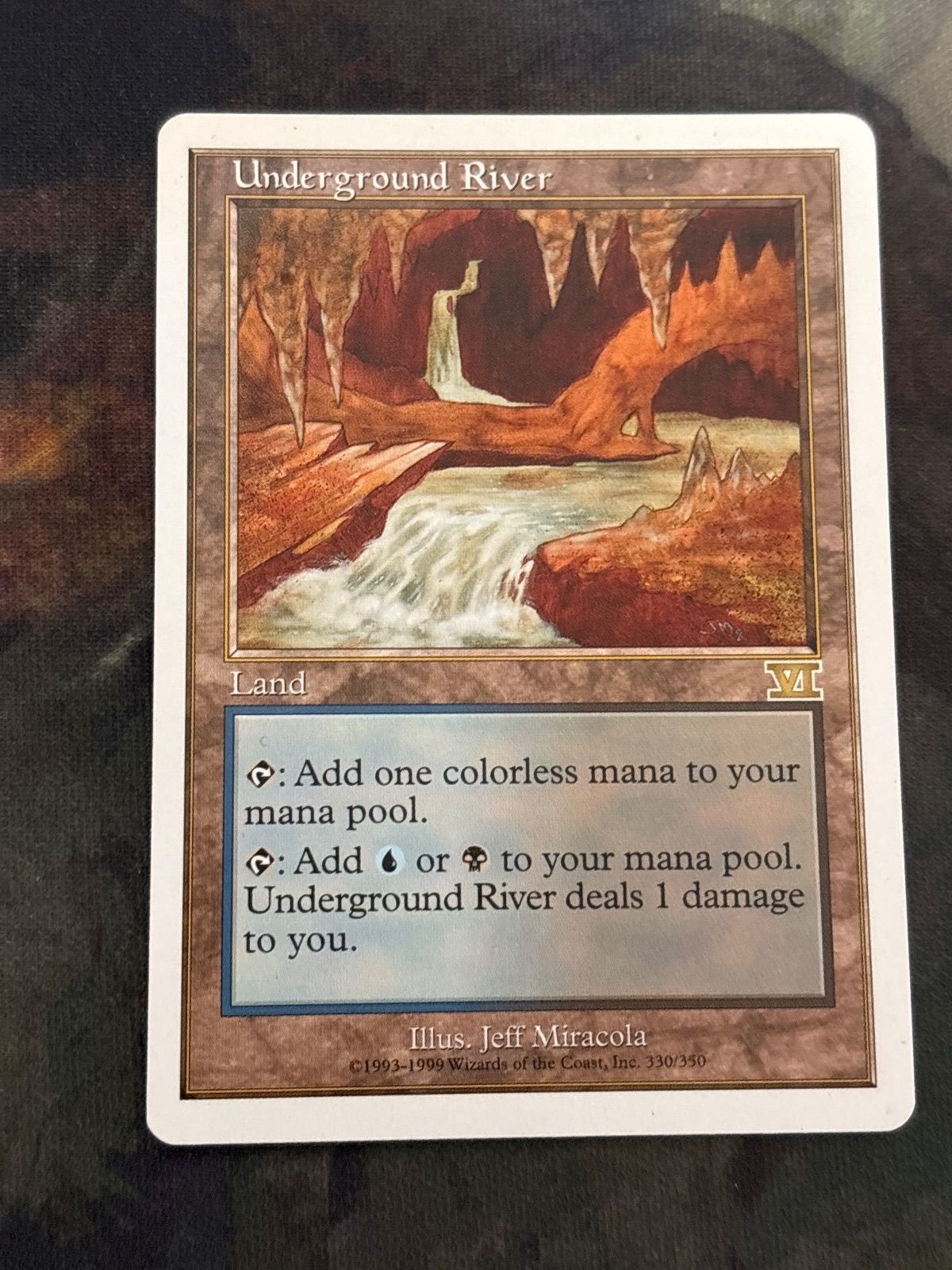 MTG (英)地底の大河 / Underground 【6ED】 kw6 38 地底の大河