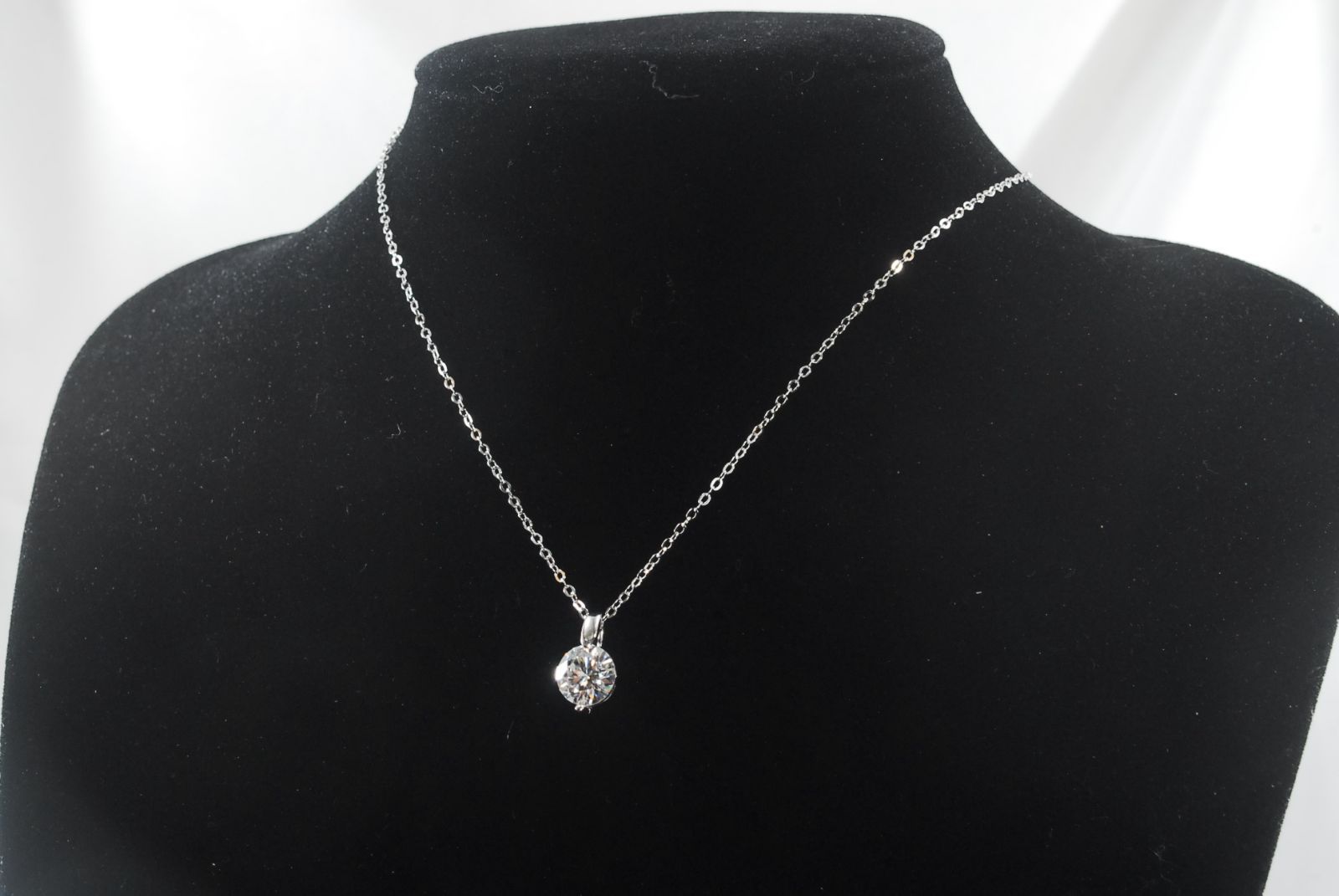 モアサナイト 3CT 3カラット ペンダント ネックレス silver925 GRA