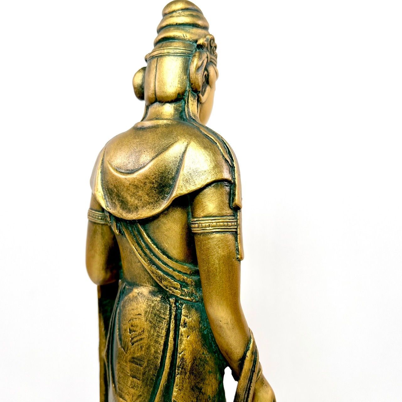聖観世音菩薩像 北村西望 謹作 ブロンズ像 銅塗金 仏像 133 / 1000
