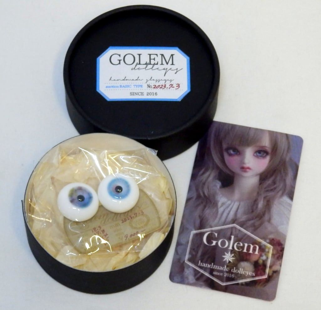 GOLEM グラスアイ 約18mm 青緑系 - メルカリ