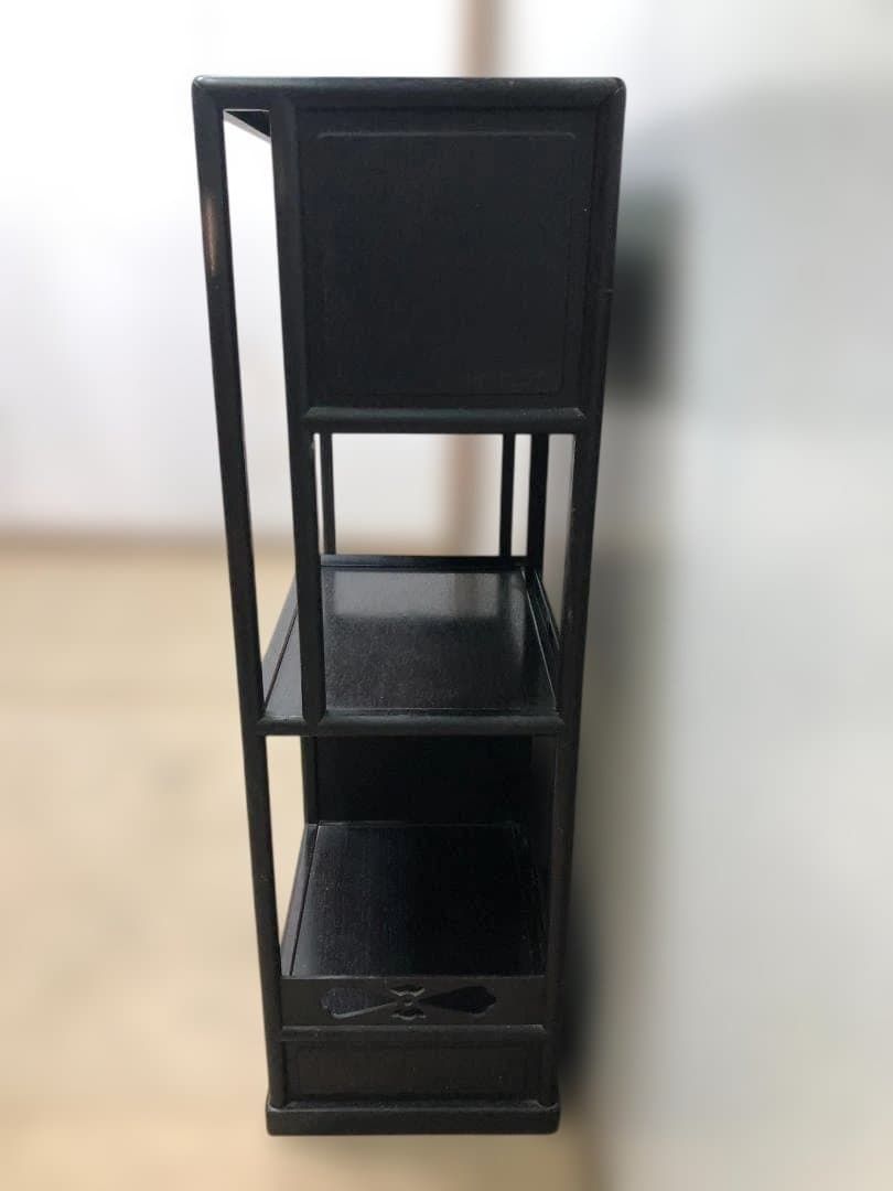 箪笥 飾り棚 違い棚 茶道具透かし彫り 和箪笥 アンティーク ビンテージ