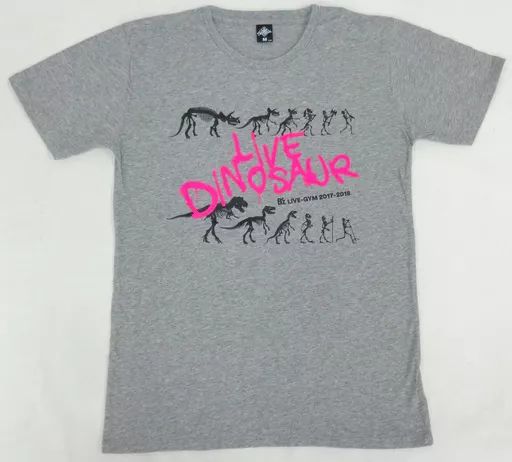 中古】Tシャツ(男性アイドル) B'z Tシャツ グレー Mサイズ 「B'z LIVE