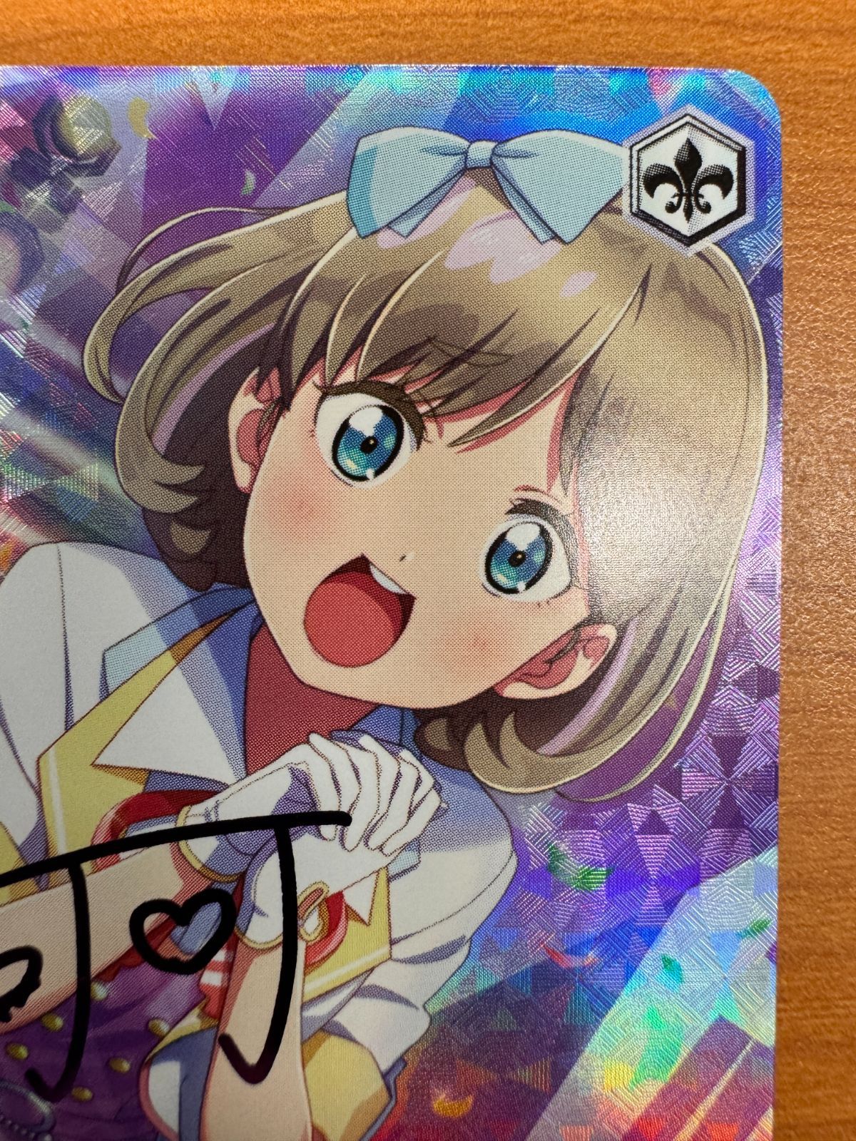 美品 衣装スタイリスト 唐 可可 SP サイン 箔押し ヴァイス ラブライブ