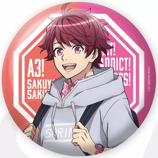 中古】バッジ・ピンズ 佐久間咲也 「A3!(エースリー) 缶バッジ+75