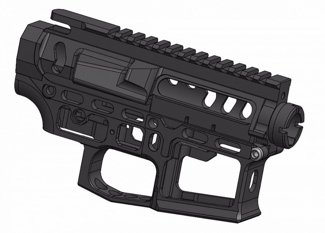レトロアームズ CNCレシーバー AR15 (スケルトン) Type C - メルカリ