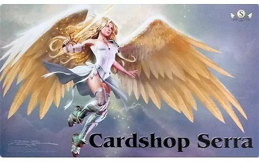 中古】サプライ Cardshop Serra Angel 高精細プレイマット 『セラの