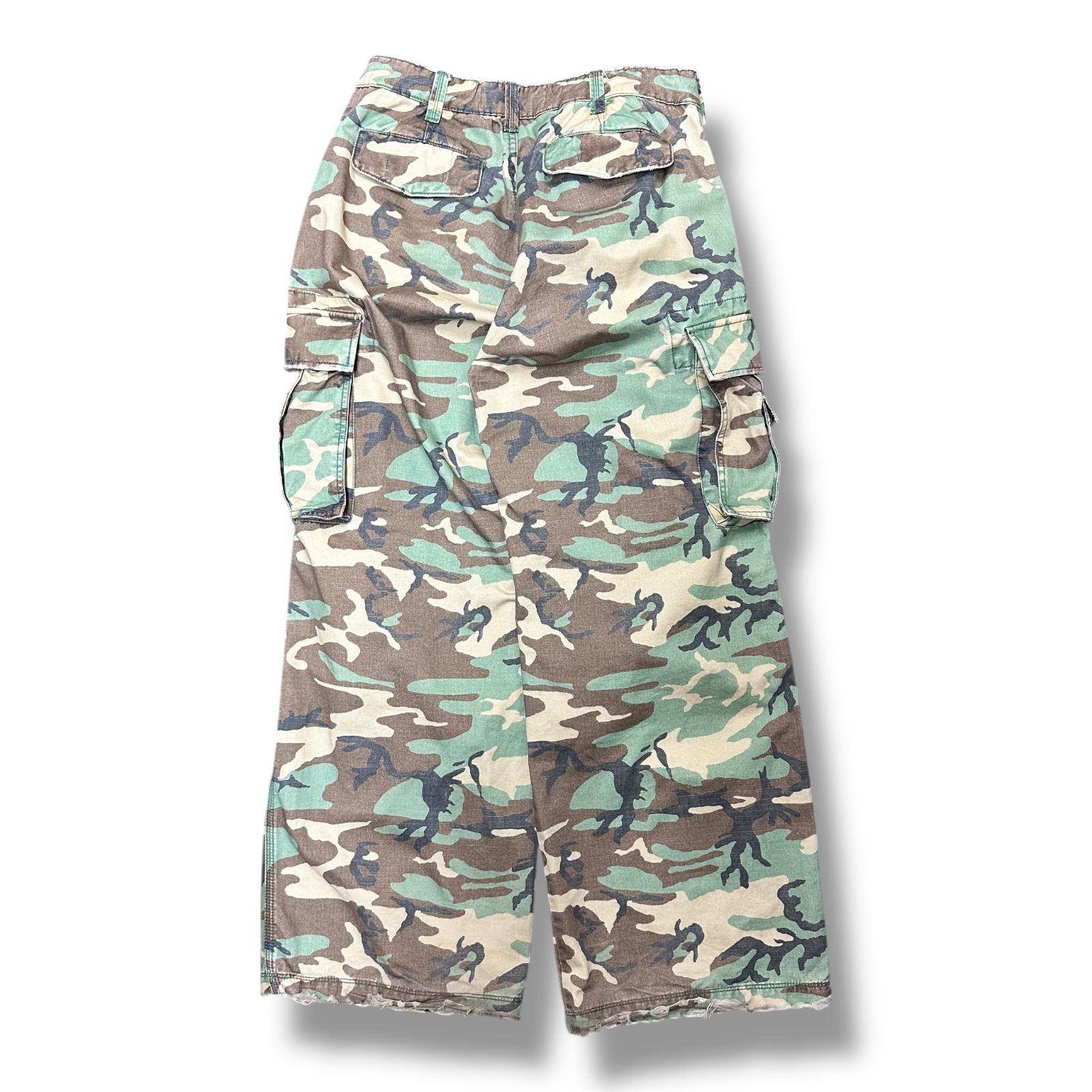 ERL Camo Cargo Pants カモカーゴパンツ 迷彩 イーアールエル L
