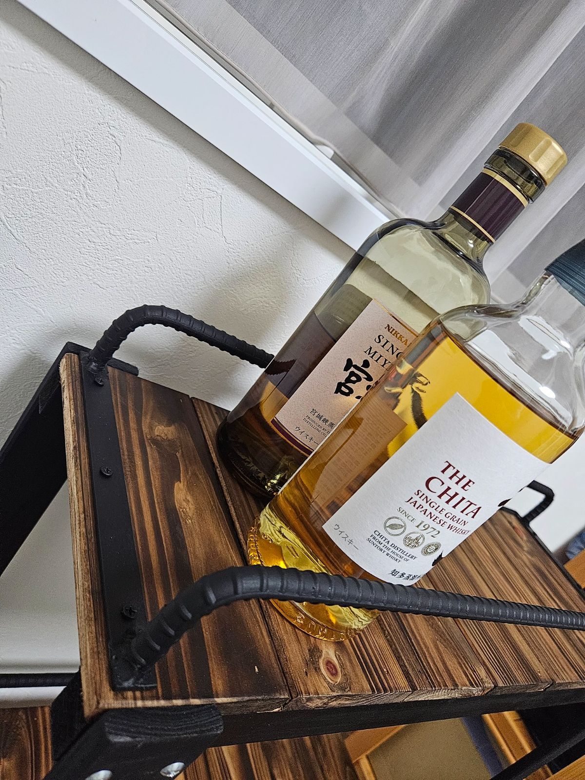 ウィスキーラック 棚 男前 インダストリアル ハンドメイド お酒