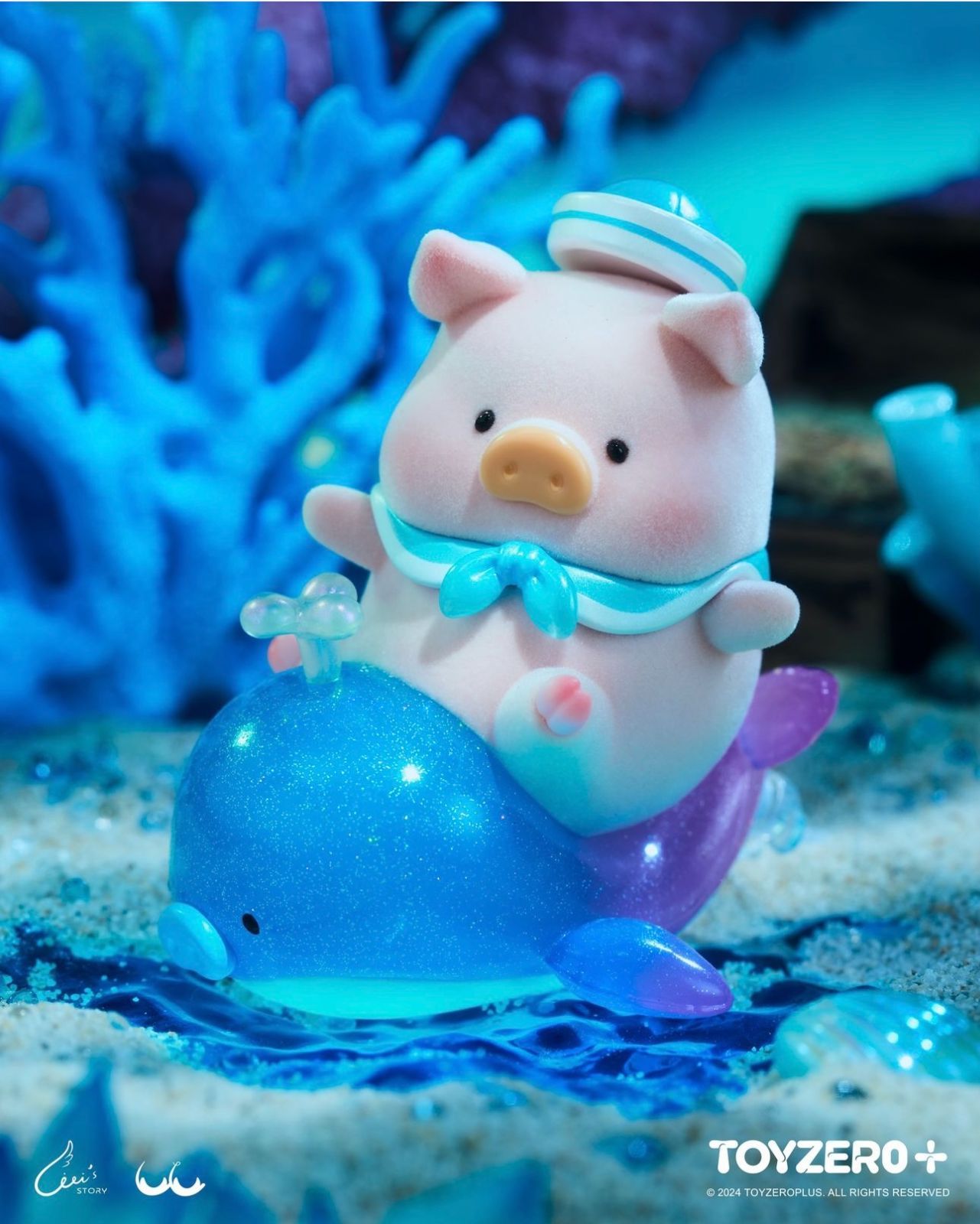 新発売【フィギュア】子豚Lulu lulu the piggy x Cici story's Ocean