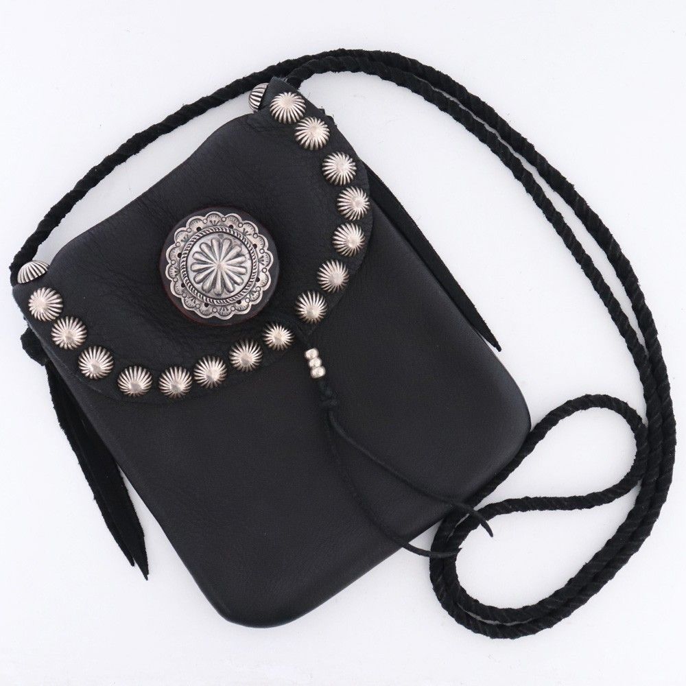 LARRY SMITH DEERSKIN MEDICINE SHOULDER POUCH No.2 ブラック - メルカリ