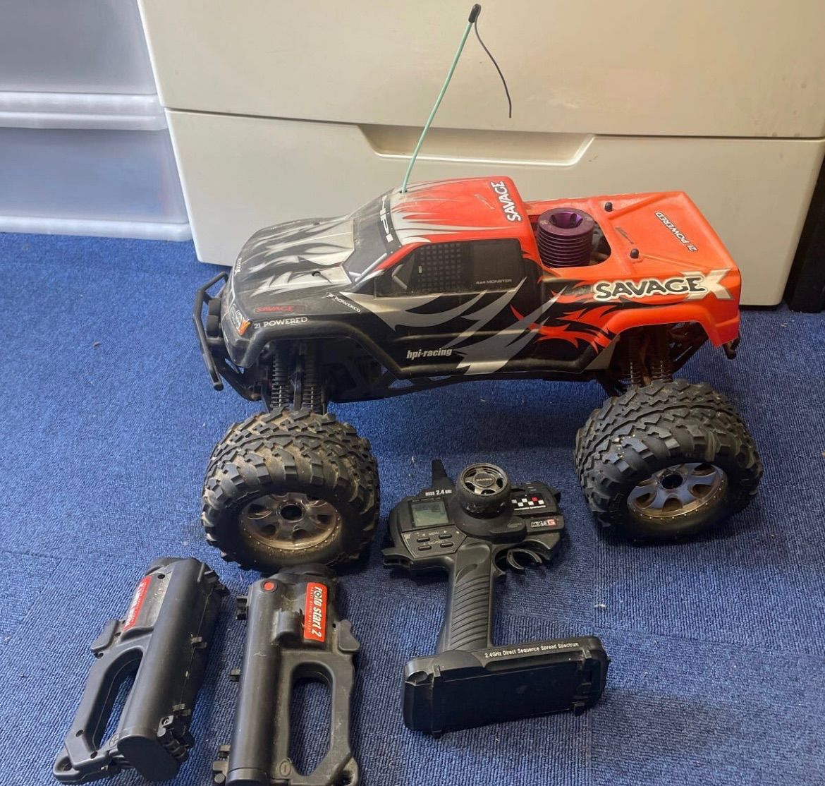 HPI SAVAGE サベージ ラジコン エンジンカー モンスタートラック 動作
