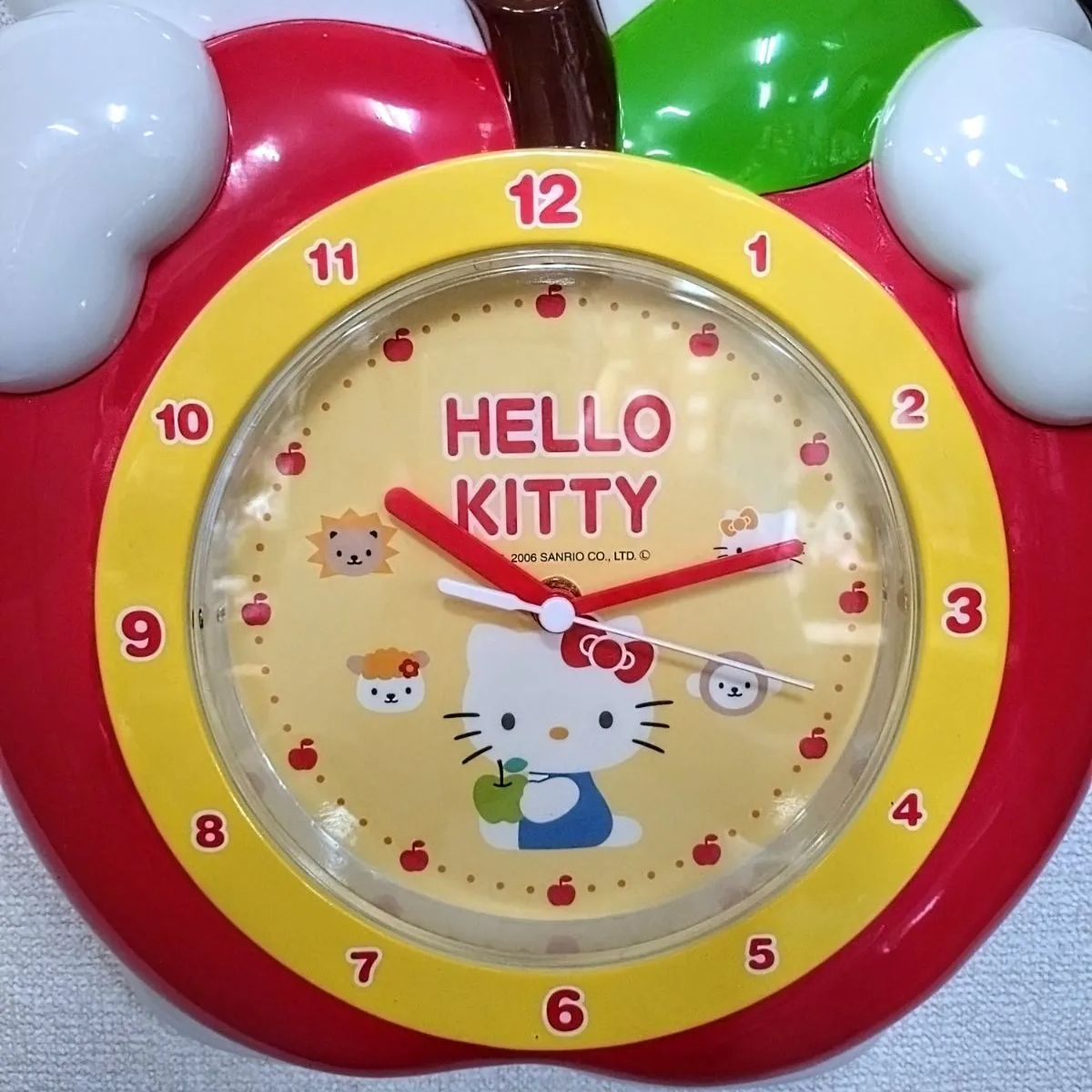 サンリオ ハローキティ 壁掛け 振り子時計 キティちゃん レトロ - メルカリ