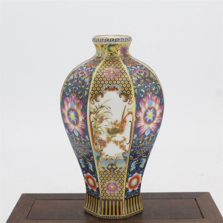 パステル九桃将軍缶 貯蔵物缶 景徳鎮 陶磁器装飾品 現代工芸