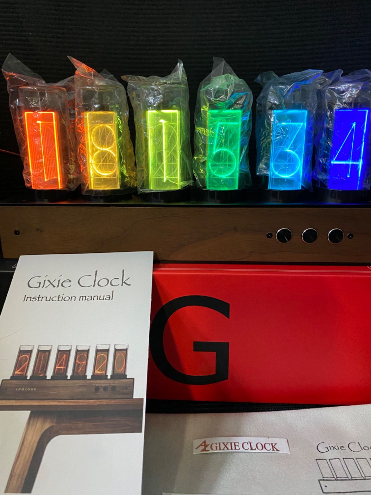 ギクシークロック Wi-Fi 正規品 日本仕様 Gixie Clock ニキシー管時計