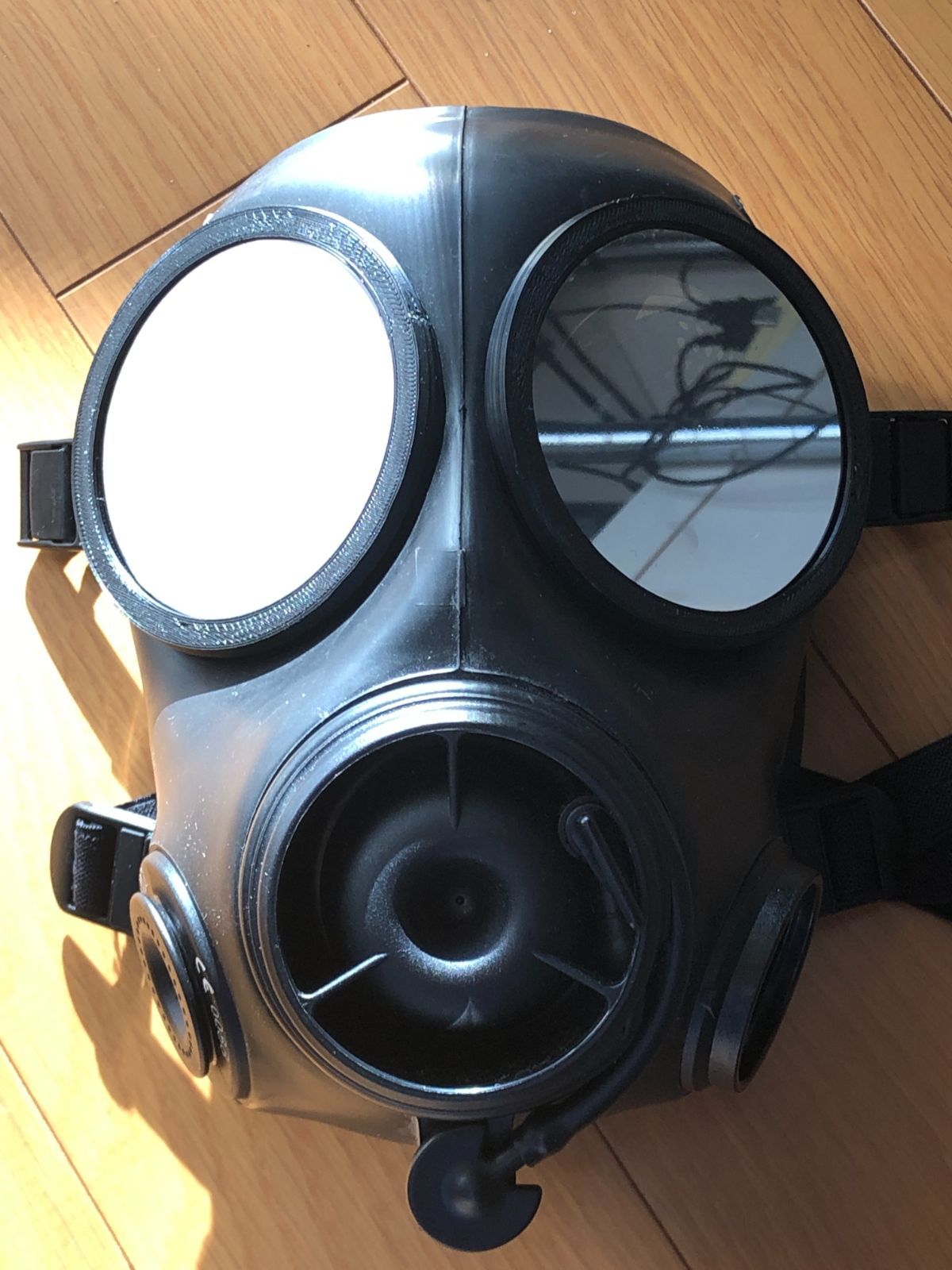 イギリス軍FM12ガスマスク用レンズ ミラーフィルム GasMask外付け